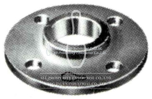 Round Flange, with 4 Bolt Holes